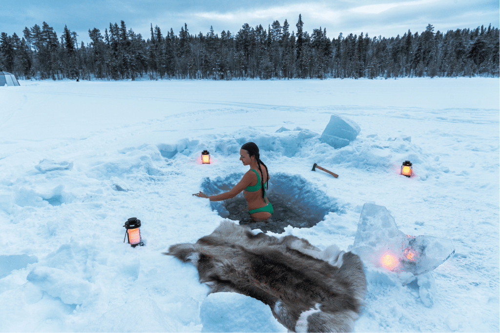 cold plunge and sauna 
