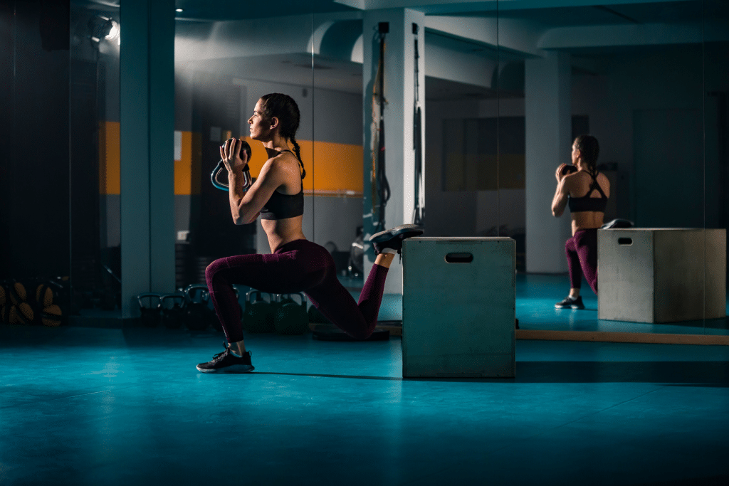 bulgarian split squat form