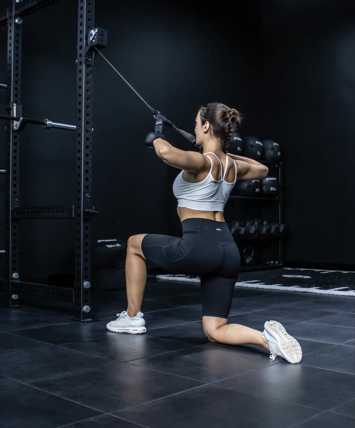 pulley workout machine