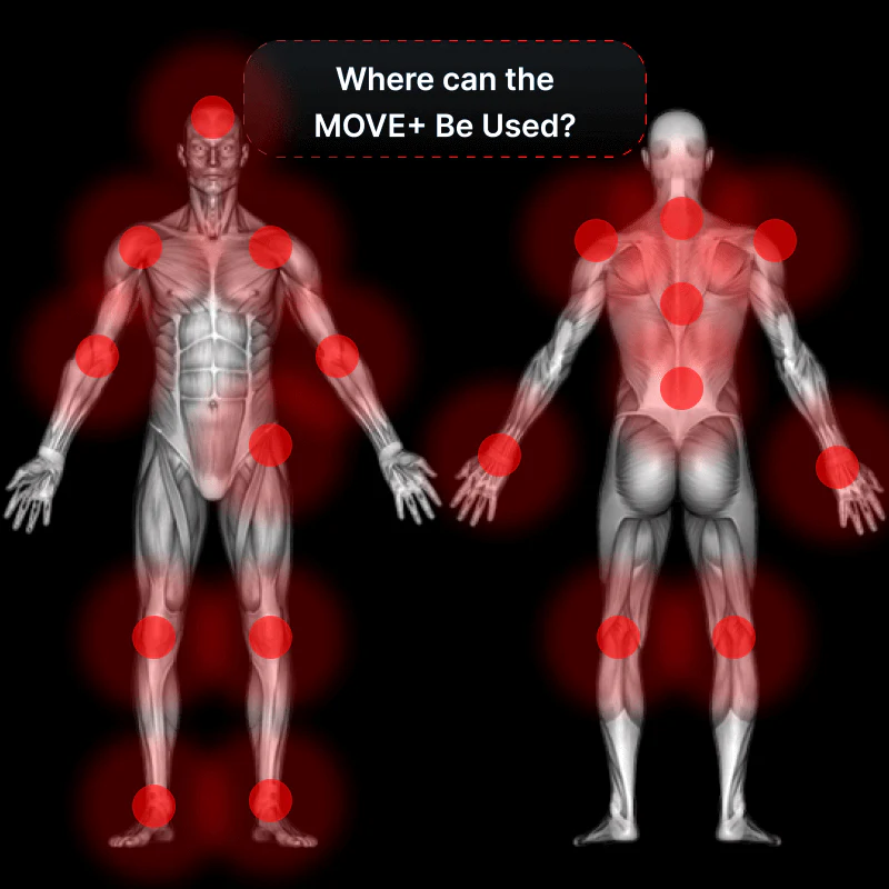 An athlete is confidently performing a squat exercise, showcasing strength and stability. This dynamic pose highlights the importance of joint health and muscle engagement, which can be enhanced by using red light therapy devices like the Kineon Move Pro for pain management and recovery routines.